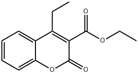 4-乙基-2-氧代-2H-色烯-3-羧酸乙酯 结构式