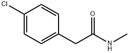 2-(4-氯苯基)-N-甲基乙酰胺 结构式