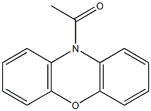 1-phenoxazin-10-ylethanone 结构式