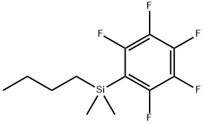 BUTYLDIMETHYL(PENTAFLUOROPHENYL)SILANE 结构式