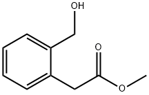 2-(2-(羟甲基)苯基)乙酸甲酯 结构式