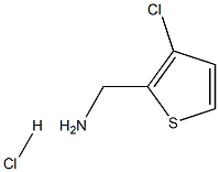 (3-氯噻吩-2-基)甲胺盐酸盐 结构式