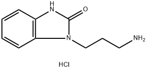 3-(3-氨基丙基)-2-苯并咪唑啉酮盐酸盐 结构式