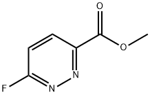 6-氟哒嗪-3-羧酸甲酯 结构式