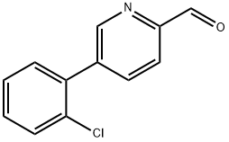 5-(2-氯苯基)吡啶甲醛 结构式