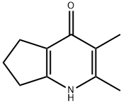 2,3-dimethyl-1,5,6,7-tetrahydro-4H-cyclopenta[b]pyridin-4-one 结构式