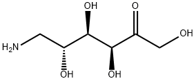 6-氨基-6-脱氧-D-果糖 结构式