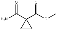 1-氨基甲酰基-环丙烷甲酸甲酯 结构式