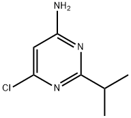 6-氯-2-异丙基嘧啶-4-胺 结构式