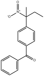 4-(1-METHYL-1-NITROPROPYL)BENZOPHENONE 结构式