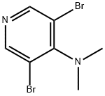 3,5-DIBROMO-N,N-DIMETHYLPYRIDIN-4-AMINE 结构式