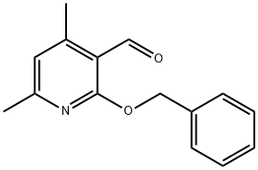 2-(苄氧基)-4,6-二甲基烟醛 结构式