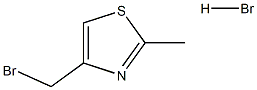 4-(溴甲基)-2-甲基噻唑氢溴酸盐 结构式