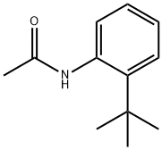 N-(2-叔丁基苯基)乙酰胺 结构式