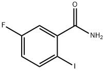 5-氟-2-碘苯甲酰胺 结构式