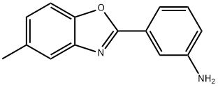 3-(5-甲基苯并[D]噁唑-2-基)苯胺 结构式