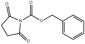 benzyl 2,5-dioxopyrrolidine-1-carboxylate 结构式