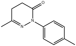 6-METHYL-2-(P-TOLYL)-4,5-DIHYDROPYRIDAZIN-3(2H)-ONE 结构式