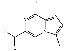 8-氯-3-甲基咪唑并[1,2-A]吡嗪-6-甲酸 结构式