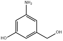 3-氨基-5-(羟甲基)苯酚 结构式