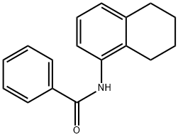 N-(5,6,7,8-TETRAHYDRO-1-NAPHTHYL)BENZAMIDE 结构式