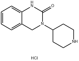 3-(哌啶-4-基)-3,4-二氢喹唑啉-2(1H)-酮 结构式