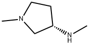 (3S)-1-METHYL-3-(METHYLAMINO)PYRROLIDINE 结构式