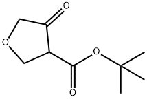 4-氧代四氢呋喃-3-羧酸叔丁酯 结构式