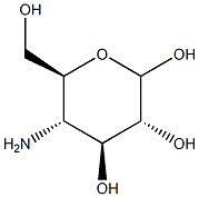 4-氨基-4-脱氧-D-吡喃葡萄糖 结构式