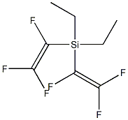 Silane, diethylbis(trifluoroethenyl)- 结构式