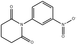 N-(3-NITROPHENYL)GLUTARIMIDE 结构式