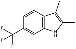 2,3-Dimethyl-6-trifluoromethyl-1H-indole 结构式