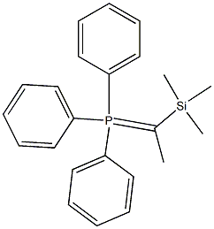 Phosphorane, triphenyl[1-(trimethylsilyl)ethylidene]- 结构式