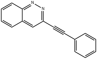 3-(Phenylethynyl)cinnoline 结构式