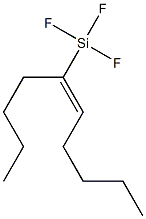 Silane, (1-butyl-1-hexenyl)trifluoro-, (E)- 结构式