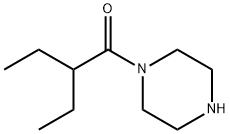 2-ethyl-1-(1-piperazinyl)-1-Butanone 结构式