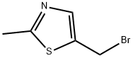 5-(溴甲基)-2-甲基噻唑 结构式