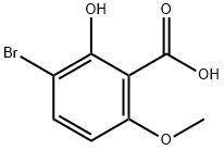 3-bromo-2-hydroxy-6-methoxysalicylic acid 结构式