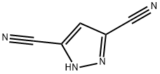 1H-PYRAZOLE-3,5-DICARBONITRILE 结构式