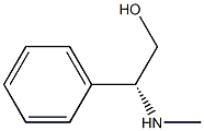 (R)-2-(甲氨基)-2-苯基乙醇 / N-甲基-D-苯甘氨醇 结构式