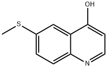 6-(methylthio)-4-Quinolinol 结构式