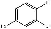 4-溴-3-氯苯-1-硫醇 结构式