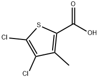 4,5-二氯-3-甲基噻吩-2-羧酸 结构式
