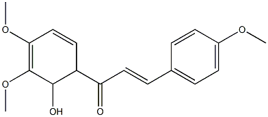2'-羟基-3',4,4'-三甲氧基二氢查耳酮 结构式