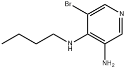 (3-Bromo-5-nitro-pyridin-4-yl)-butyl-amine 结构式