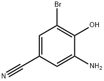 3-Amino-5-bromo-4-hydroxy-benzonitrile 结构式