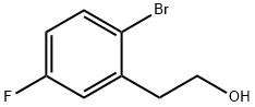 2-(2-BROMO-5-FLUOROPHENYL)ETHANOL 结构式