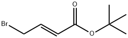 (E)-4-溴-2-丁酸叔丁酯 结构式