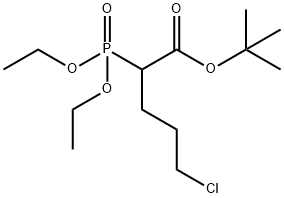 tert-butyl 5-chloro-2-(diethoxyphosphoryl)pentanoate 结构式
