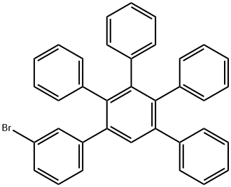 1,1':2',1''-三联苯,3-溴-3',4',5'-三苯基 结构式